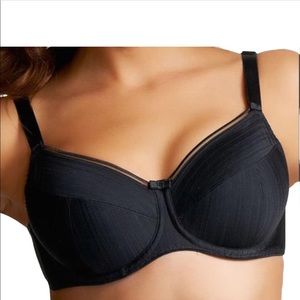 Women’s Black Serene Full Cup Fantasie Bra Us 34G